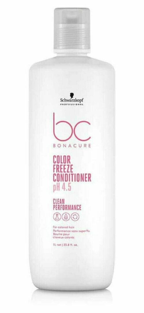Schwarzkopf Professional Bonacure Clean Performance Color Freeze pH 4.5 Conditioner Кондиционер для окрашенных волос 1000 мл