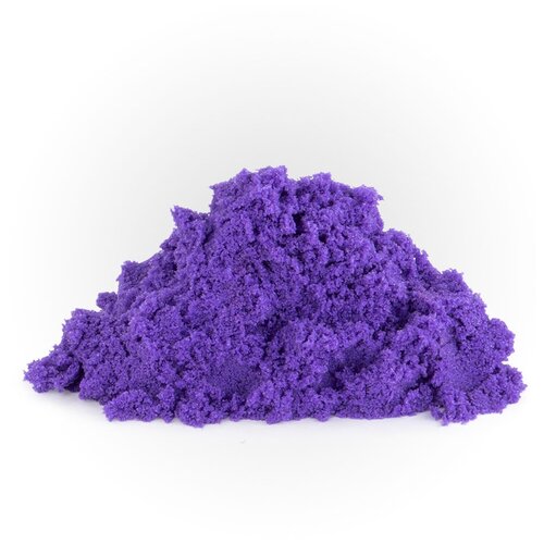 фото Кинетический песок lori домашняя песочница, фиолетовый, 0.14 кг, пластиковый контейнер