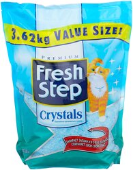 Впитывающий наполнитель Fresh Step Crystals, 3.62 кг 3.6 кг