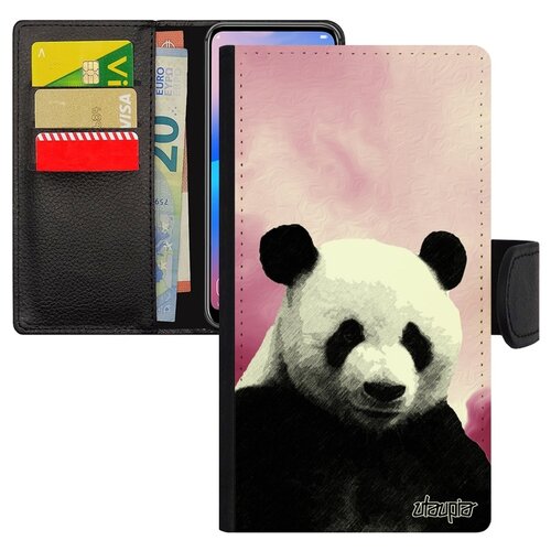 фото Чехол-книжка на телефон iphone 7 plus, "большая панда" медведь panda utaupia