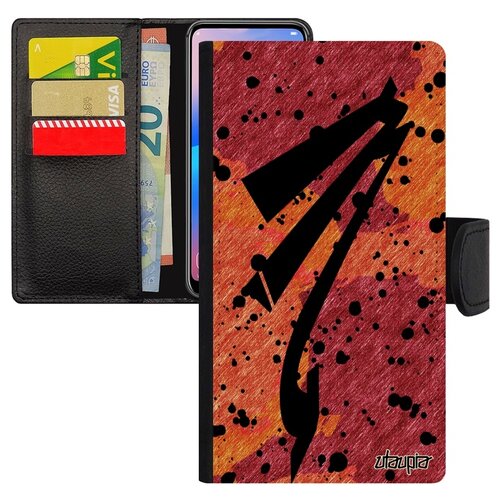 фото Чехол-книжка на смартфон apple iphone 7 plus, "знак зодиака" каллиграфия zodiac utaupia