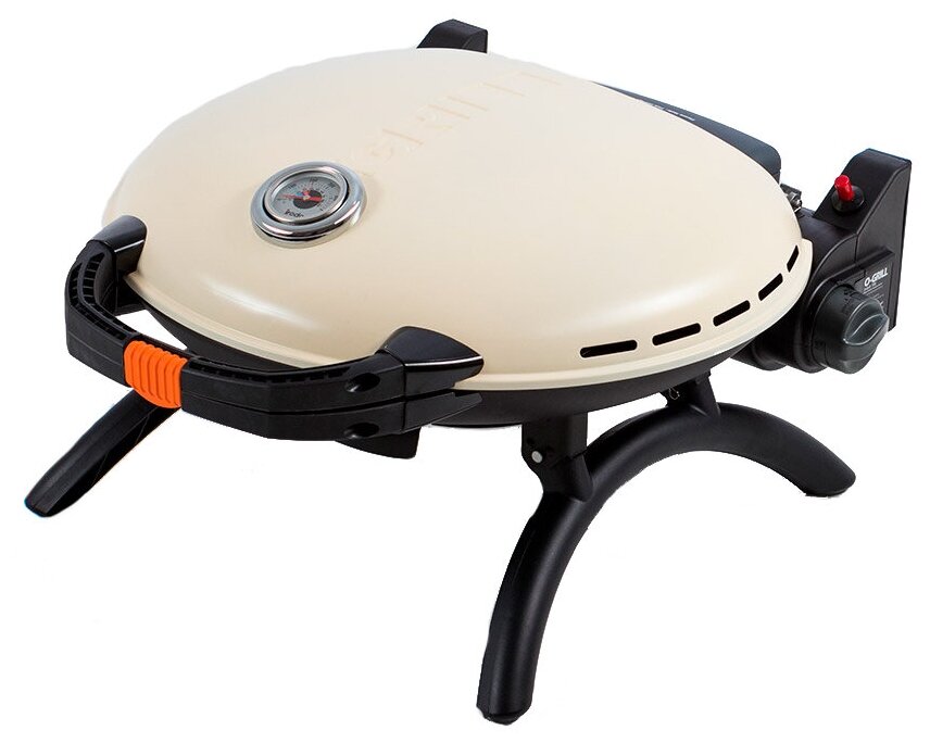 Газовый гриль O-GRILL 700T bicolor black-cream + адаптер А.