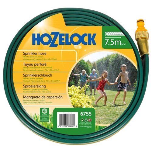 Шланг HOZELOCK Sprinkler Hose, 1/2, 7.5 м шланг hozelock flexi hose 1 2 13 мм 20 м