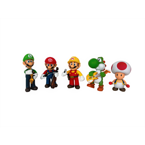 Фигурка: Набор коллекционный Mario (11 - 14 см.) (Марио) (Музыканты) кружка super mario yoshi egg 315 мл