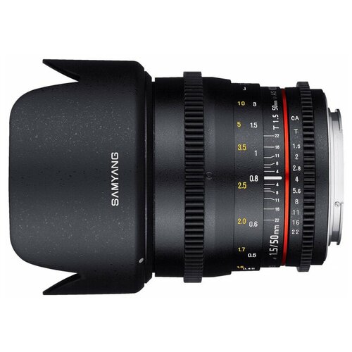 объектив samyang 135mm t2 2 ed umc vdslr micro 4 3 черный Объектив Samyang 50mm T1.5 AS UMC VDSLR Fujifilm X