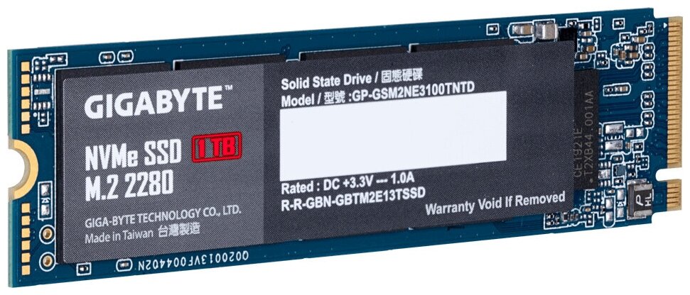 Накопитель SSD Gigabyte 1Tb Gigabyte ( ) (GP-GSM2NE3100TNTD)