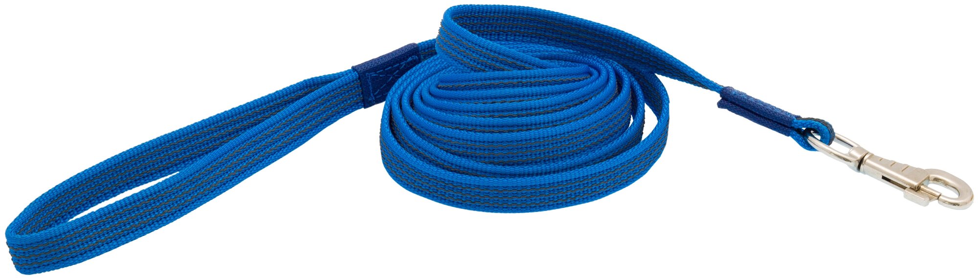 Поводок Каскад PROFI для собак (латексная нить) 20мм*2м синий