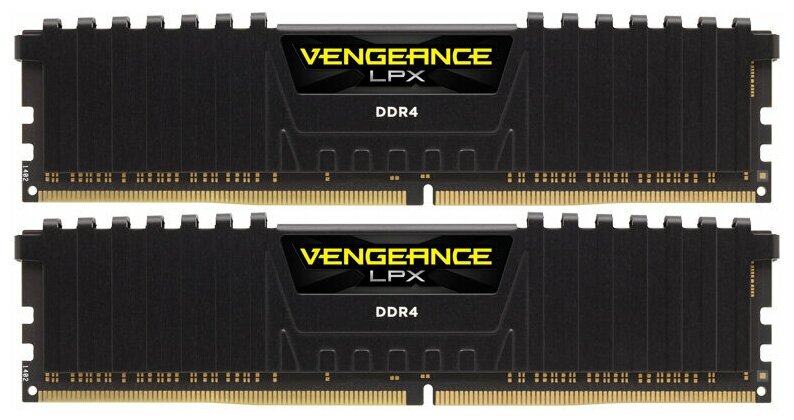 Corsair DDR4 16Gb (2x8Gb) 2666MHz pc-21300 Vengeance (cmk16gx4m2a2666c16) CMK16GX4M2A2666C16 .