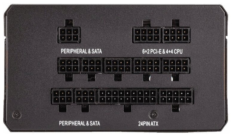 Блок питания Corsair ATX 850W RM850X 80 gold 243x44 pin APFC 135mm fan 14xSATA Cab Manag RTL