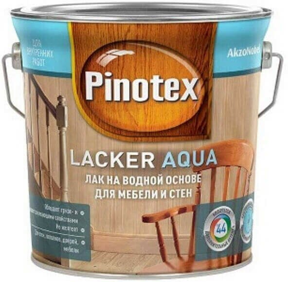 лак для стен и мебели PINOTEX Lacker Aqua 9л матовый, арт.5299301 - фото №9