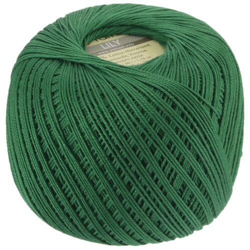 Пряжа для вязания YarnArt Lily, цвет: зеленый (5542), 225 м, 50 г, 8 шт