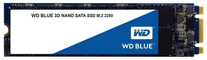 Твердотельный накопитель Western Digital WD Blue SATA 250 ГБ mSATA WDS250G2B0B