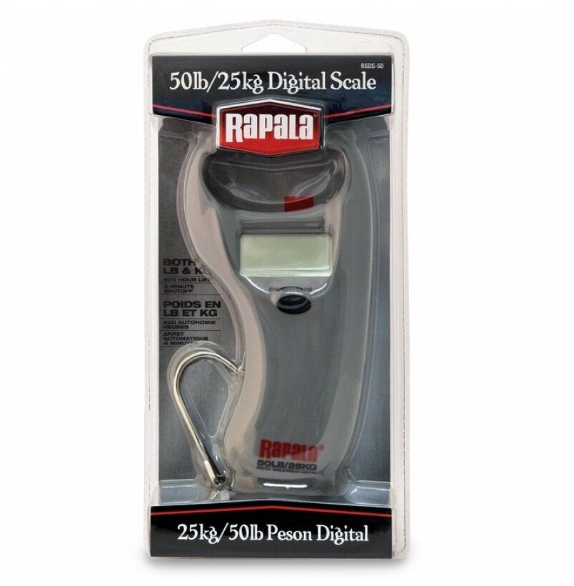 Rapala RSDS-50 Электронные весы на 25 кг - фото №2