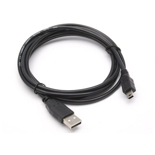 Кабель 5bites USB - miniUSB (UC5007-010C), 1 м, черный кабель 5bites usb miniusb uc5007 005 0 5 м черный