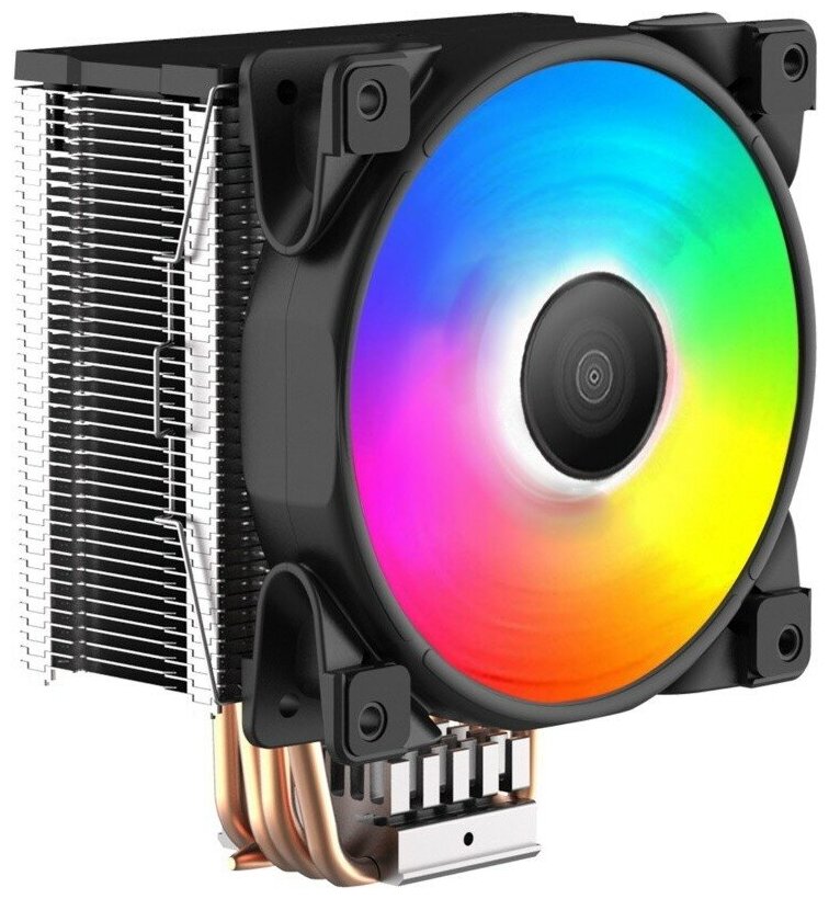 Кулер для процессора PCcooler GI-D56V HALO RGB, черный