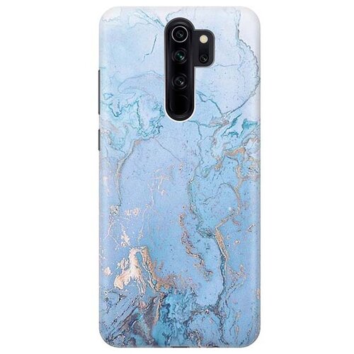 фото Чехол - накладка artcolor для xiaomi redmi note 8 pro с принтом "голубой мрамор" re:pa