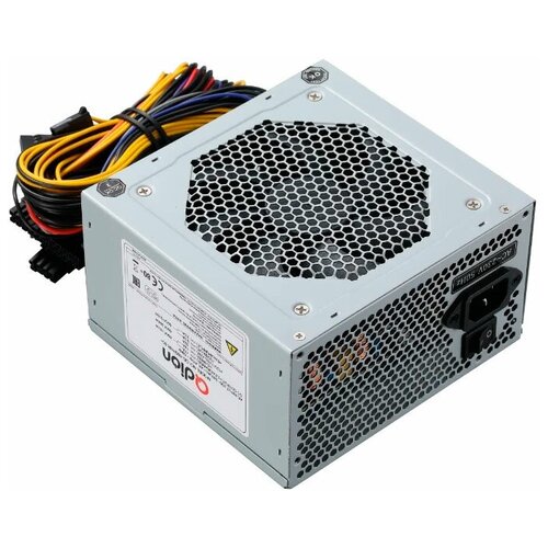 Блок питания Qdion QD-500PNR 80+ 500W черный бп atx 500 вт fsp q dion qd500 pnr 80 qd 500 pnr 80