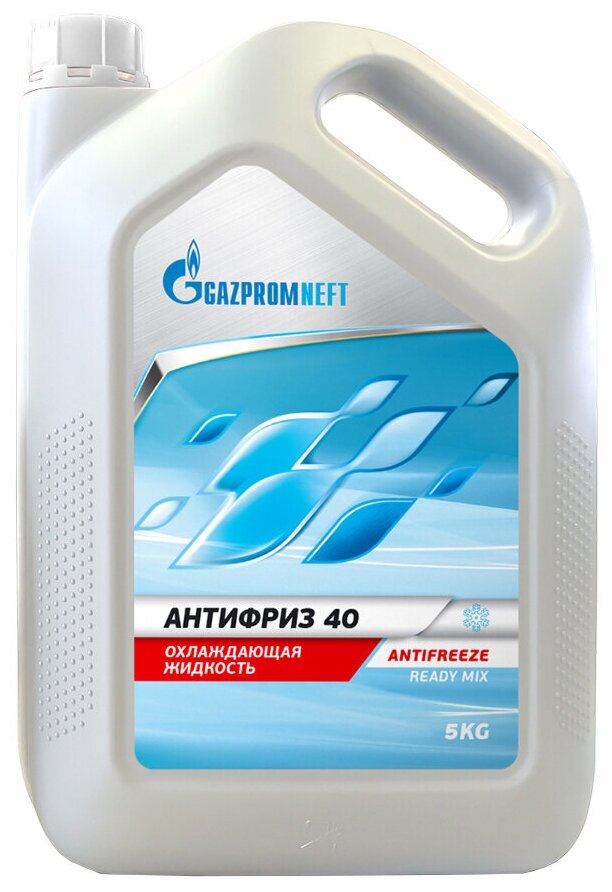 Ож газпромнефть антифриз 40 5 кг красный Gazpromneft 2422210173