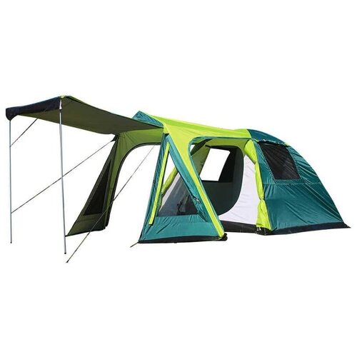 Палатка кемпинговая пятиместная CoolWalk 5204, зеленый