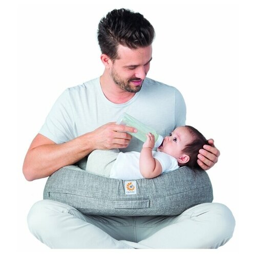 фото Подушка для кормления ergobaby natural curve nursing pillow - grey