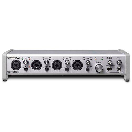 Tascam SERIES 208i USB аудио/MIDI интерфейс (20 входов, 8 выхода) Ultra-HDDA mic-preamp, с DSP и микшером