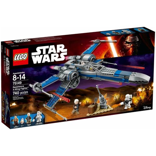 LEGO Star Wars 75149 Икскрылый истребитель Сопротивления, 740 дет. значок деревянный disney звёздные войны 2 – bb 8