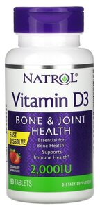 Фото Natrol Vitamin D3 Fast Dissolve таб.