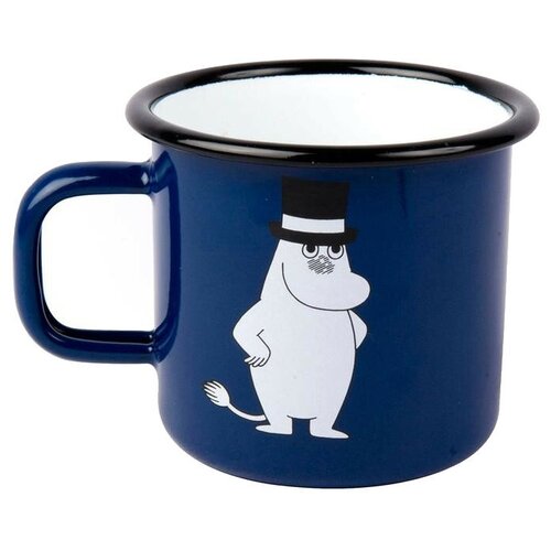 Кружка эмалированная Muurla Moomin Retro Муми-папа, 370 мл