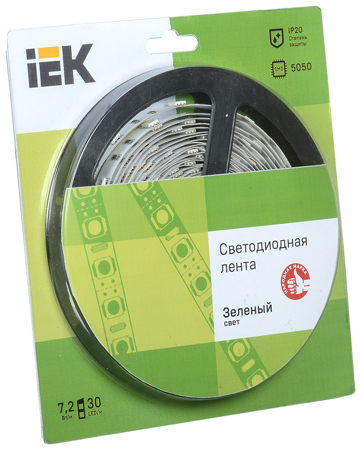 IEK  LED 5  LSR-5050G30-7,2-IP20-12V LSR2-5-030-20-1-05