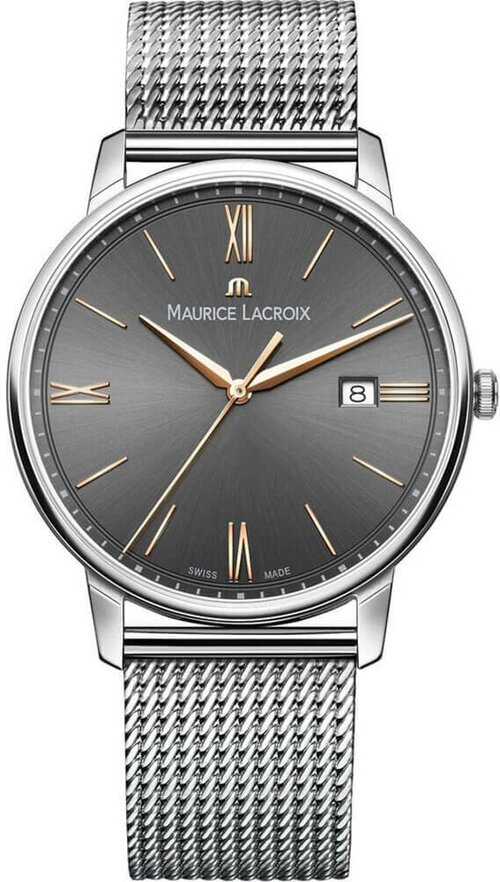 Наручные часы Maurice Lacroix EL1118-SS002-311-1, серый, золотой