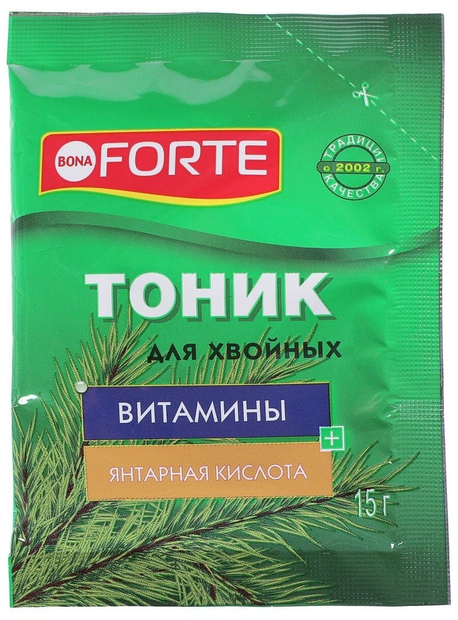 Удобрение BONA FORTE Тоник сухой для хвойных