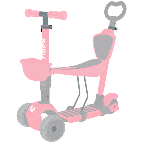 фото Самокат-беговел starlet, розовый ridex