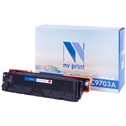 Картридж NV Print C9703A для HP, 4000 стр, пурпурный картридж sakura c9703a 4000 стр пурпурный