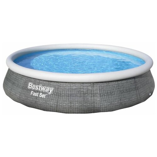 фото Бассейн bestway fast set 57376 серый