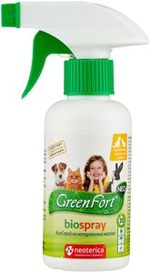 Фото GreenFort спрей от блох и клещей Neo BioSpray для кошек и собак