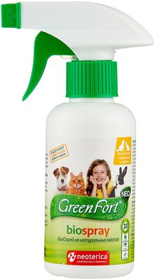 GreenFort  Neo BioSpray для кошек, кроликов и собак 1 шт. в уп., 1 уп.