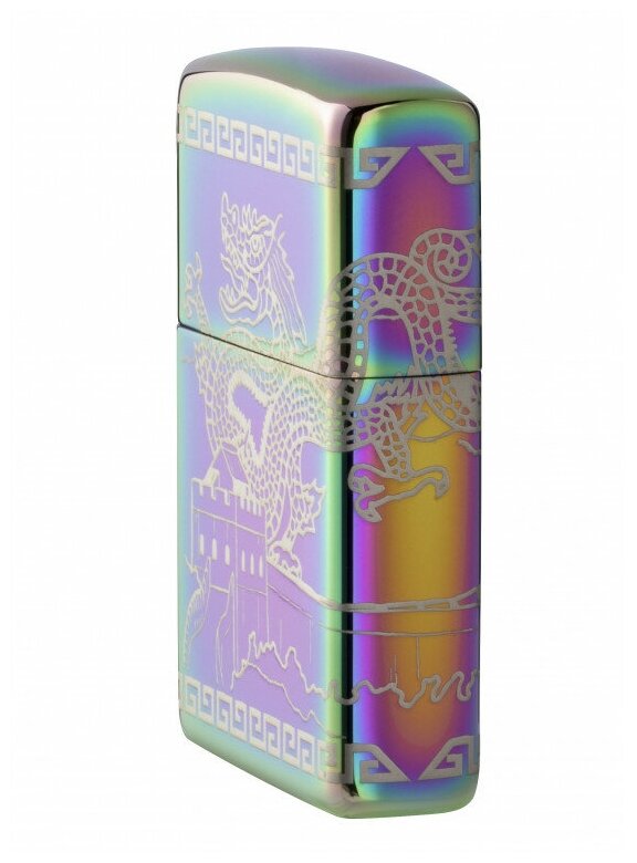 Зажигалка бензиновая Zippo 49045 Multi Color Great Wall of China - фотография № 3