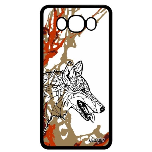 фото Чехол на телефон samsung galaxy j7 2016, "волк" зверь хаски utaupia