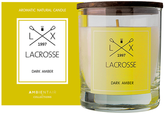 Свеча Ambientair Lacrosse Dark Amber Амбра (VV040ASLC) желтый