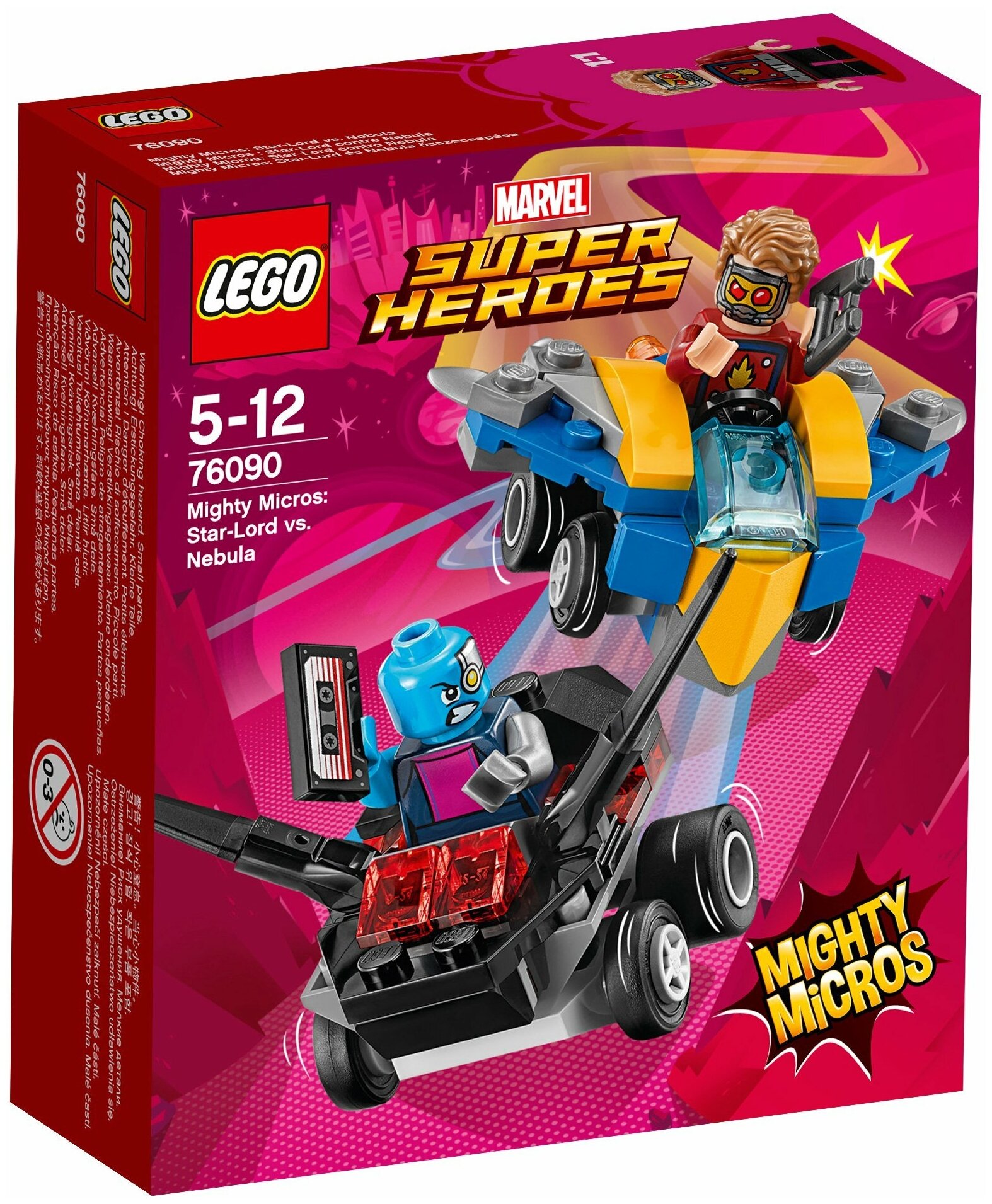 LEGO Конструктор LEGO Marvel Super Heroes 76090 Звездный Лорд против Небулы