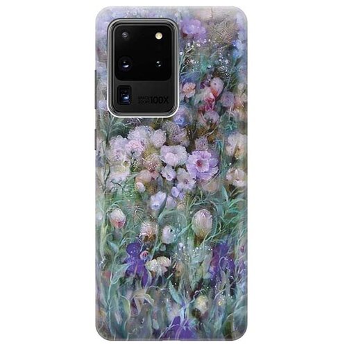 фото Чехол - накладка artcolor для samsung galaxy s20 ultra с принтом "сиреневое поле" re:pa