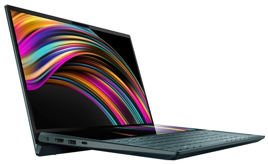14 Ноутбук ASUS ZenBook Duo UX481FL-BM020T 1920x1080 Intel Core i7 18 ГГц RAM 16 ГБ SSD 512 ГБ GeForce MX250 Win10 Pro 90NB0P61-M01250 синий