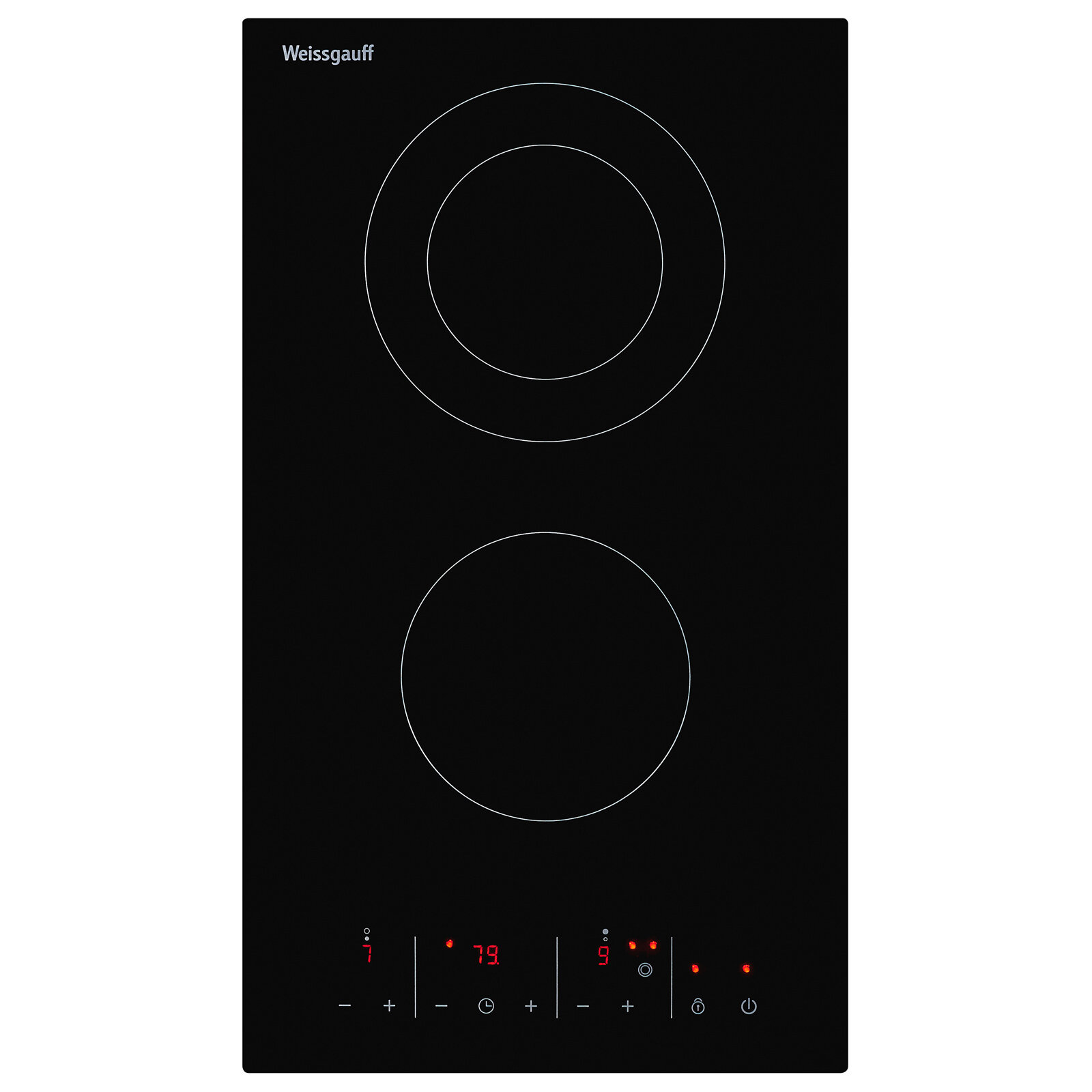 Электрическая варочная панель Weissgauff HV 312 B, черный - фото №2