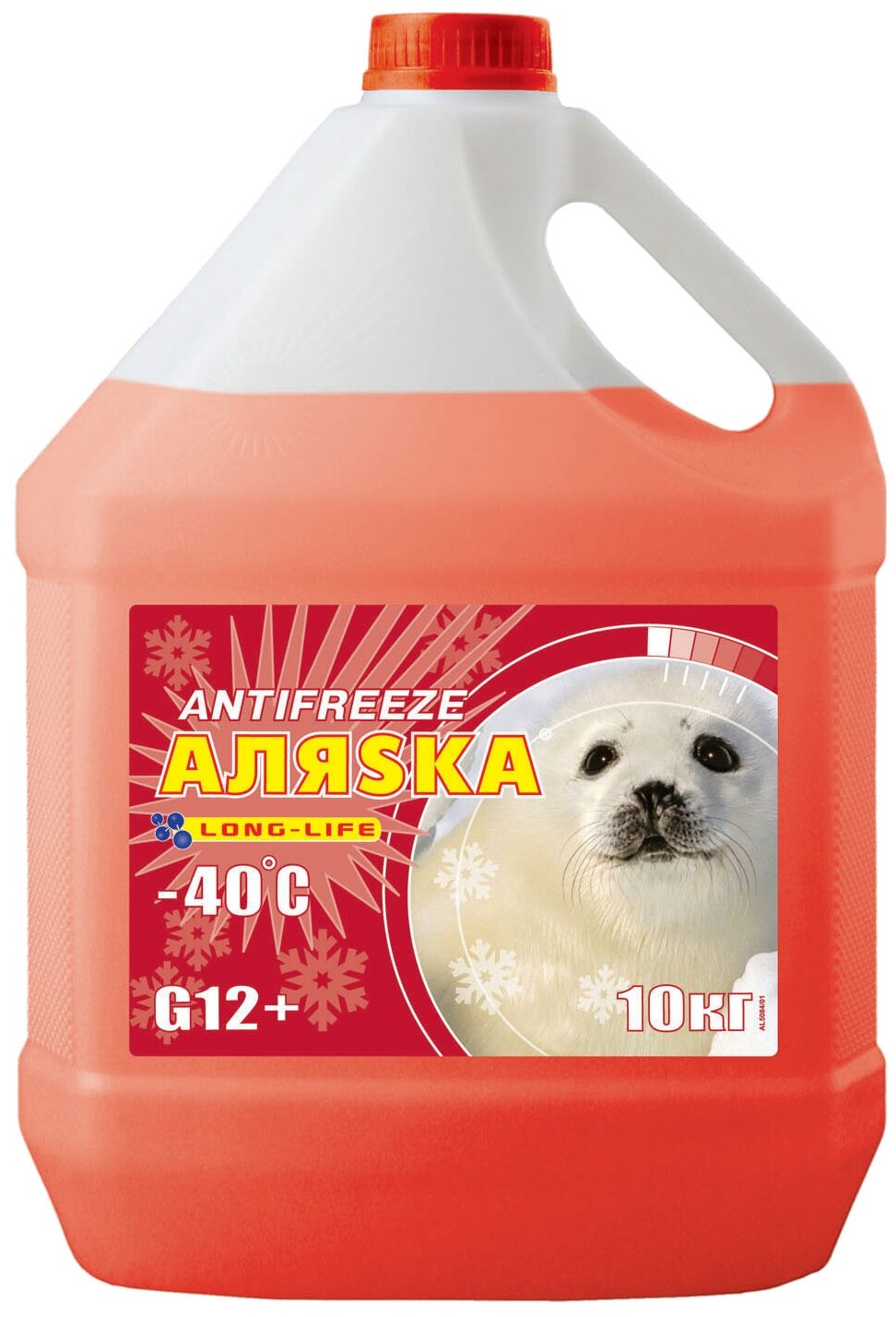 Антифриз Аляска -40 Красный Long Life G12 10 Кг. Аляска арт. 5084