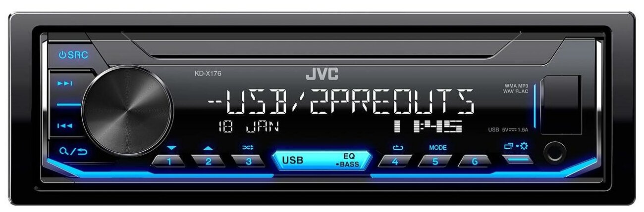 Автомагнитола JVC KD-X176