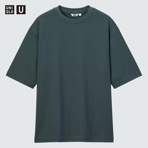 Футболка Uniqlo, размер M, зеленый