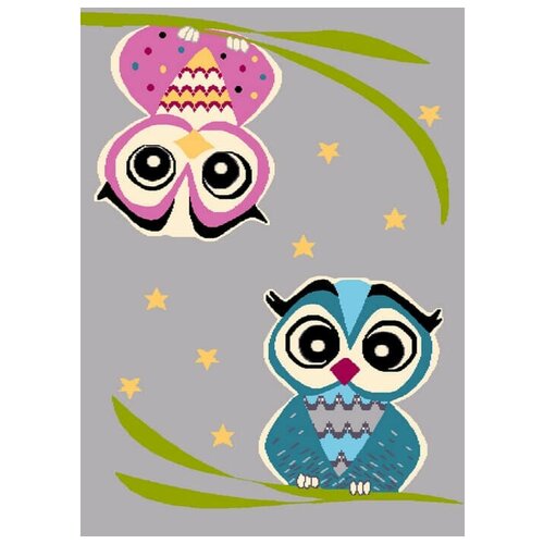 Agnella Ковер Funky Top Owl grey 1.2x1.5м