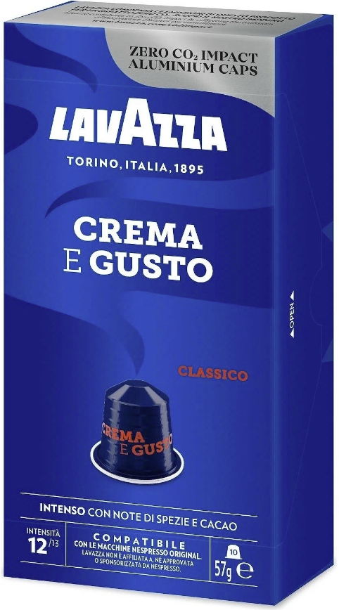 Кофе в капсулах Lavazza Crema&Gusto Classico (для кофемашин Nespresso) 10 шт