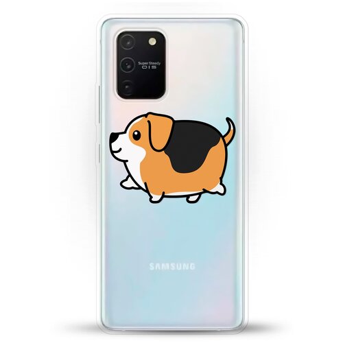 фото Силиконовый чехол толстый бигль на samsung galaxy s10 lite andy & paul
