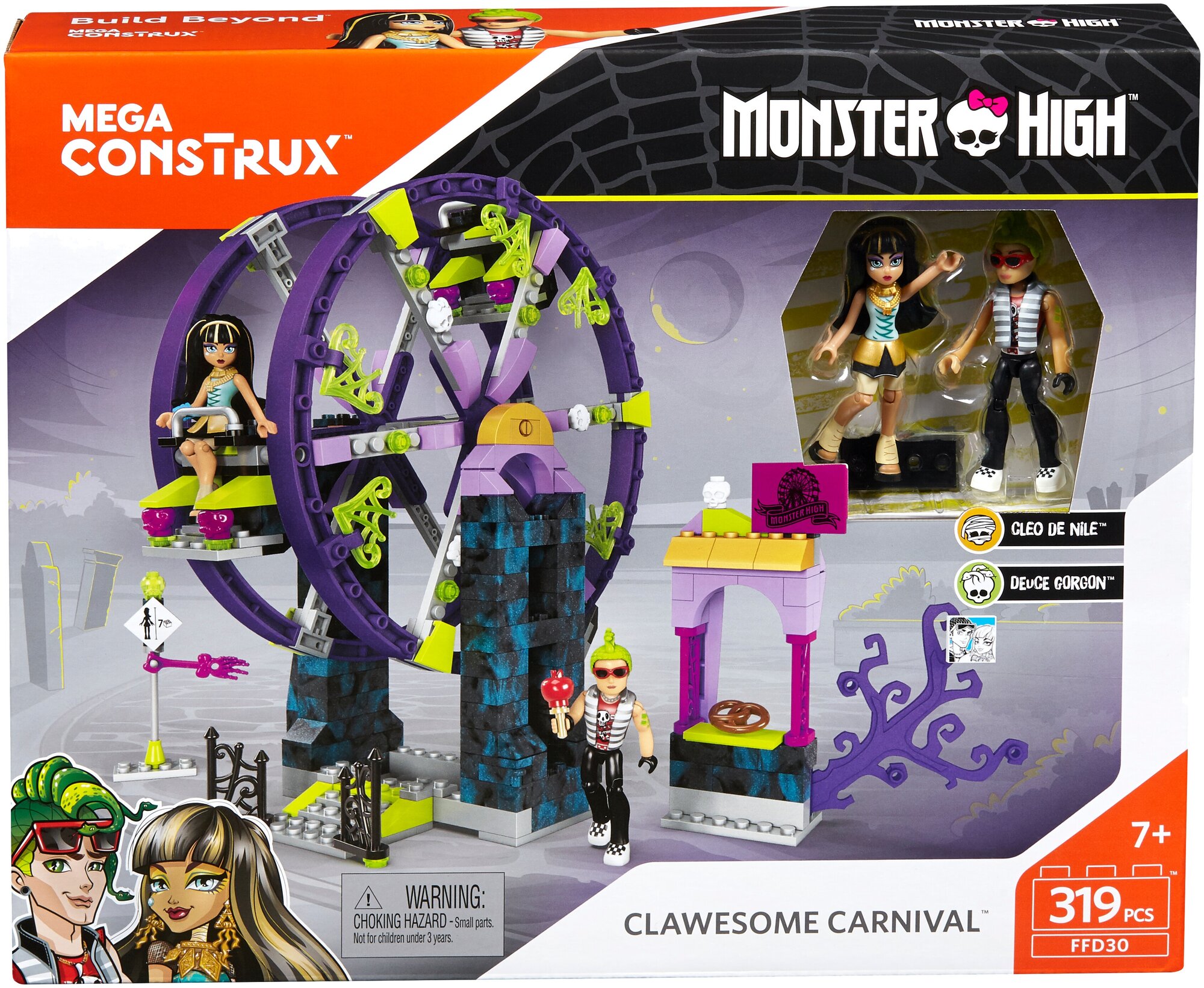 Mega Construx Monster High Конструктор Школьный карнавал